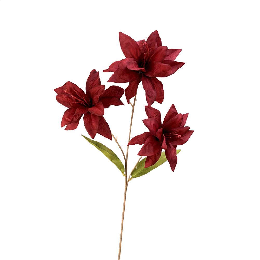 Artificial Flowers Small Lily Decoration Elegant Simulation Plants