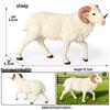 Realistic Farm Animal Models: Big Yellow Duck, Rooster, Turkey, Goose, and Swan