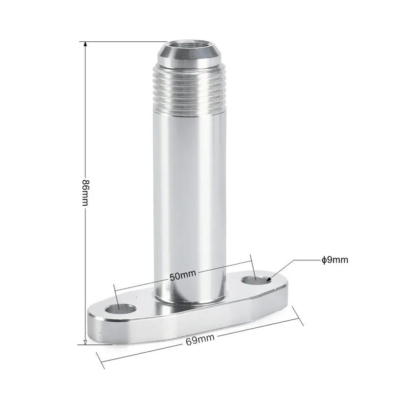 Turbo Oil Drain Joint 10AN T3/T4 Turbocharger Flange Adapter