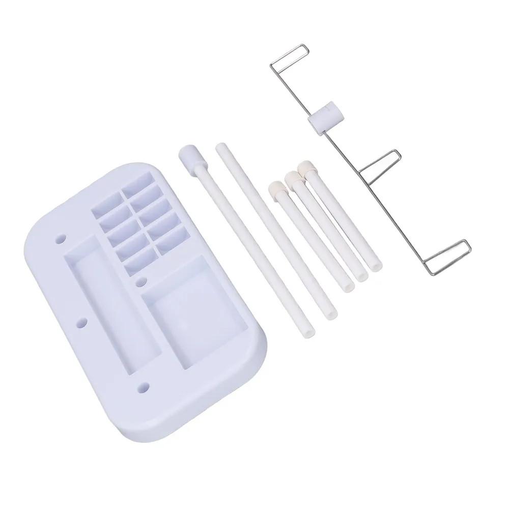 

Бытовая швейная машина Трехниточная рама Пластиковая съемная Электрическая швейная Универсальная рама Трехниточная рама Зажим большого вала Аксессуары синий