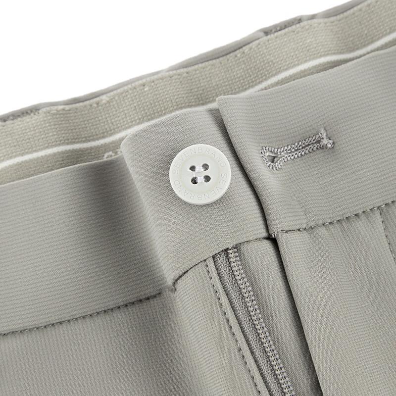 SEVEN Men's Fleece-Lined Stretch Business Casual Trousers