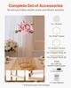 Wedding Flower Stand, 10PCS 80cm Column Flower Stand, Floral Stands with Acrylic Laminate, Hexagonal Cubic Floral Display Rack for Wedding, Party,