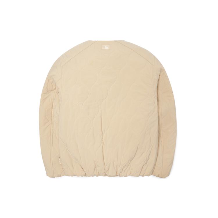 New MLB New York Yankees Puffer Jackets Unisex Beige 3APDL0216-50BGS