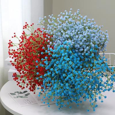 1/3 vnt. 90 galvučių dirbtinių gėlių puokštė Pilnos dangaus žvaigždės Netikros gėlės Vakarėliai Nuotakos Namų dekoras Vestuvių dekoratyvinis netikras augalas