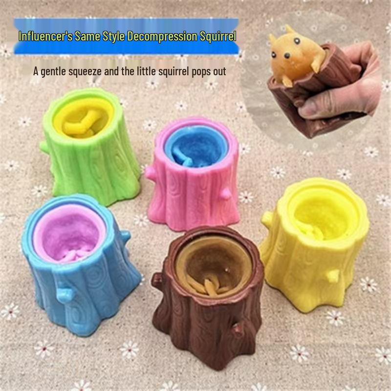 Year of the Rabbit Radish Squeeze Cup: Squishy Stress-Relief Rabbit Toy