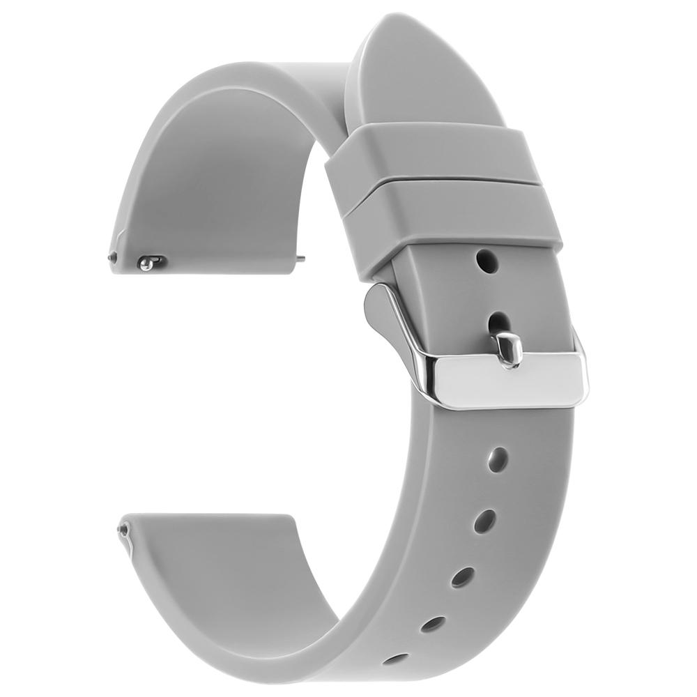Armband 16mm 18mm 20mm 22mm Schnellverschluss Weiches Silikon Uhrenarmband Universal Gummi Wasserdicht Smartwatch Armband Ersatz