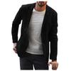 Men's Slim Fit Linen Blend Pocket Solid Long Sleeve Suit  Jacket Outwear