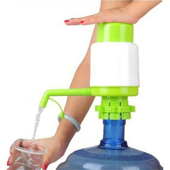 5 Gallon Bottled Drinking Water Hand Press Manual Pump Plastic Dispenser Tool
