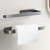 Soporte para papel higiénico montado en pared sin perforaciones para baño