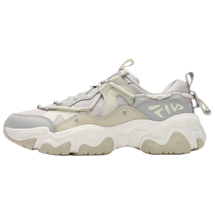 New FILA FLUID 5 Anti Slip Wear Resistant Low Top Chunky Sneakers Women's Gray F52W532182FLV