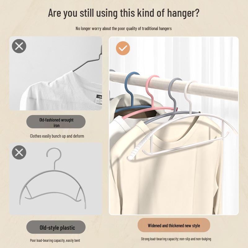 New Non-Slip Adult Pants Hangers: Enlarged, Thickened, Folding Design for Universal Use In Homes or Clothing Stores
