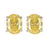 Accessories Jewelry Sets Necklaces Rings Earrings Oval Shaped High Carbon Diamonds Fashionable Women High-end