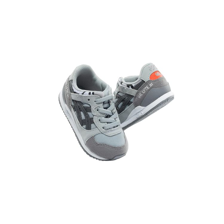Asics Gel-Lyte 3 Comfortable Casual Low-Top Walking Shoes Baby Shoes Gray C7A3N-9696