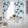 Blatt Pflanze Landhaus Verdunkelungsvorhänge für Wohnzimmer Schlafzimmer Fensterdekoration Jalousien Vorhänge