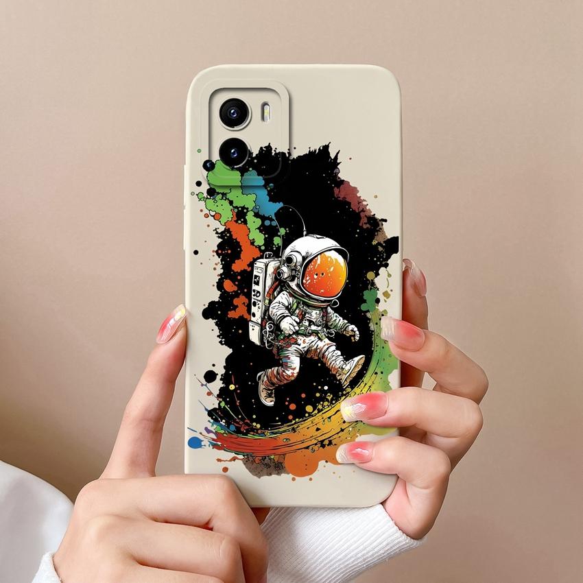 Pro Vivo Y01 Y02 Y02t Y03t Y16 Y17 Y18 Pouzdro na telefon Krásný Malý Květinový Vzor Silikonový Měkký Kryt Ochranná Fólie na Displej Kryt proti Pádu Pro Kryty Vivo