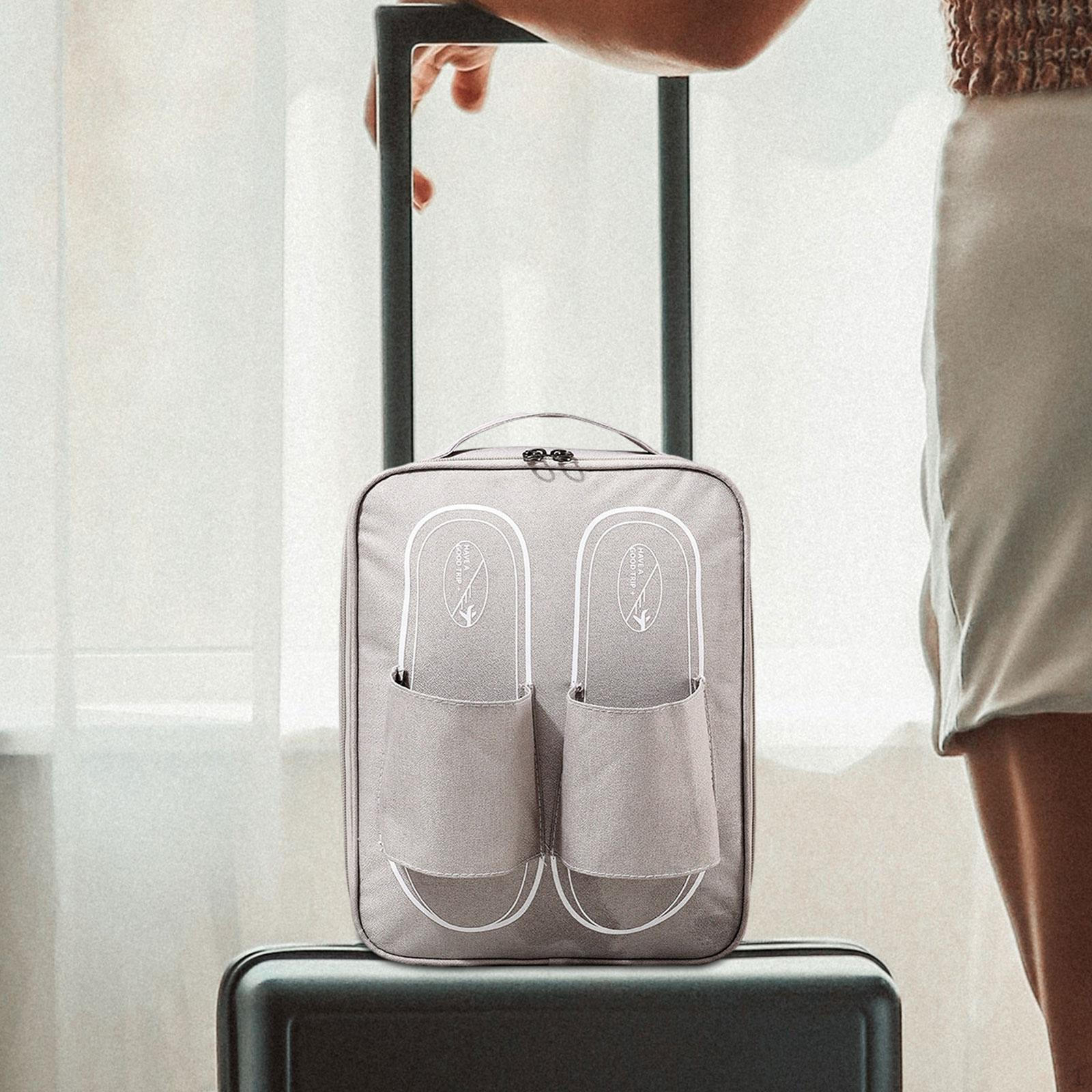 Компактная сумка для хранения обуви с удобной ручкой — идеально подходит для путешествий и повседневного использования