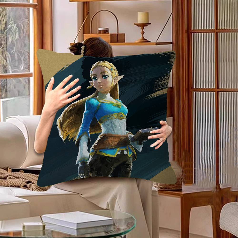 Game L-Legends Of The Zeldas Cushion Cover Pillowcase Upholstery Sofa Throw Pillow Home Decor Pillowcas