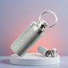 Titanium Waterproof Medicine Bottle Pendant - Portable Outdoor Storage Can