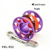 Scuba Diving Aluminum Line Reel with Double Hook
