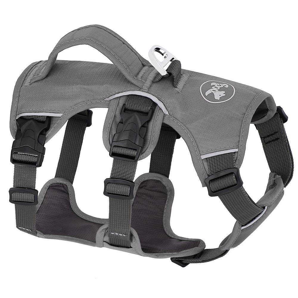 Dragfri Stor Hundsele Nylon Reflexiv Hundsele Justerbar Vattentät Hund Mesh Väst Med Handtag För Små Stora Hundar