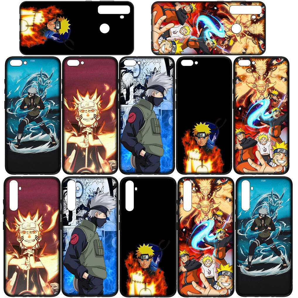 For Samsung Galaxy S25 S24 S23 S22 Ultra FE Plus A17 A37 A57 A56 A55 A06 A16 A15 A36 A26 A35 A05 A25 A54 A34 Phone Case Cartoon Naruto Kakashi Cover