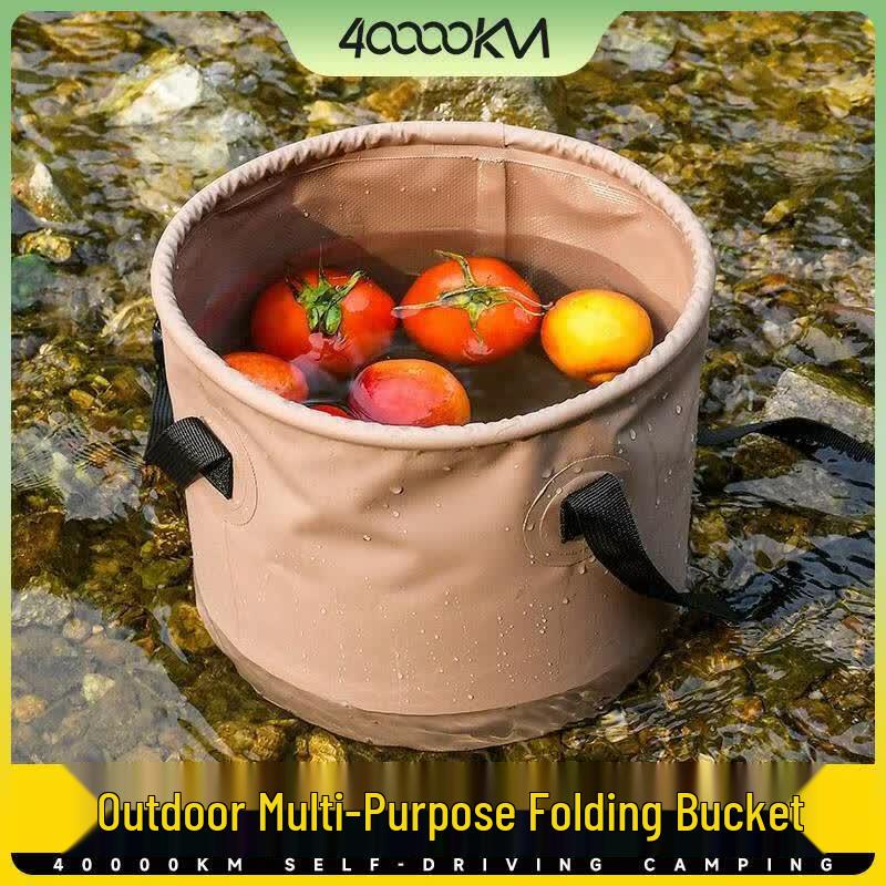 Portable Folding Outdoor Camping Water Bucket