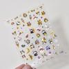 1pcs 5D Bronzing Star Moon Nail Art Stickers Luxury Gold Silver Adhesive Slider Press on Nail Decoration Decals Accessories DIY