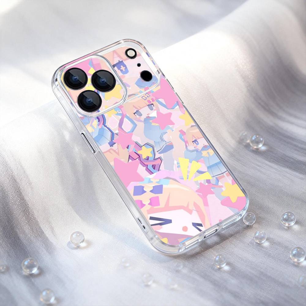 Needy S-Streamer O-Overload Phone Case For iPhone 11,12,13,14,15,16,17 Pro,Max,Plus,X,XS,XR,SE4,E Mini Transparent Soft Cover
