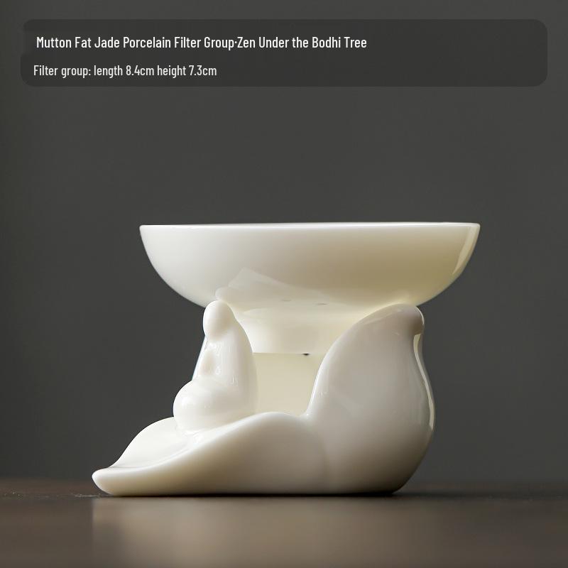 Dehua White Porcelain Sancai Gaiwan Ceramic Tea Set - Insulated Kung Fu Teacup and Brewing Bowl