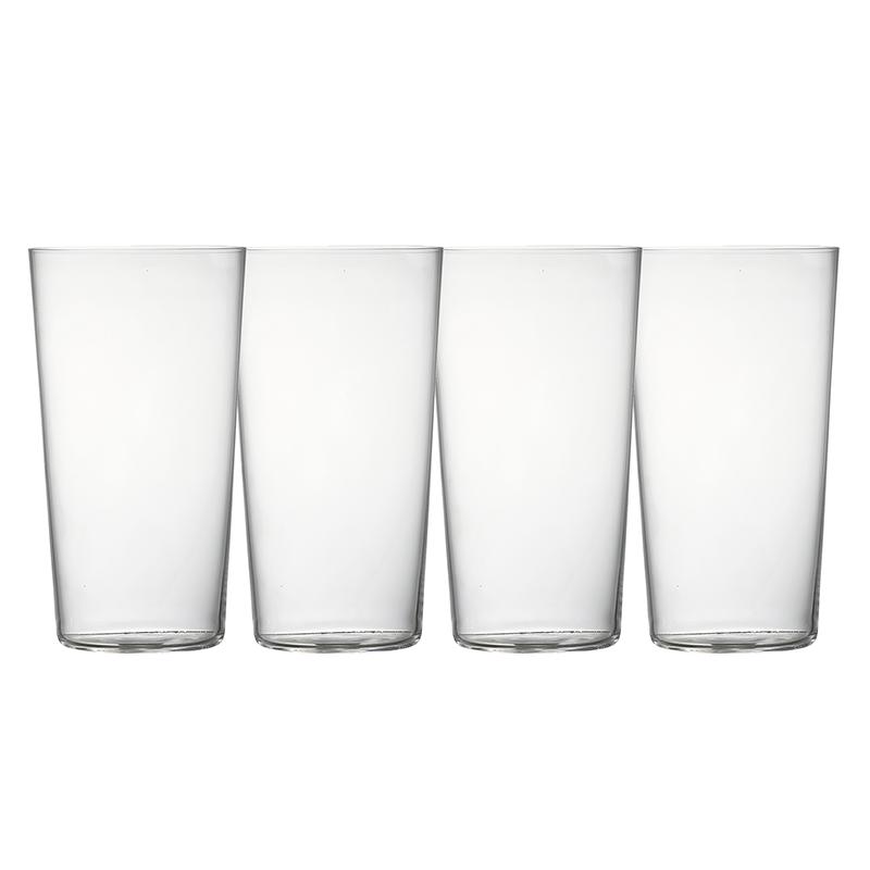 Extra Light 4PCS 450ml Juice Glasses Collins Glass Cocktail Glass Set of 4