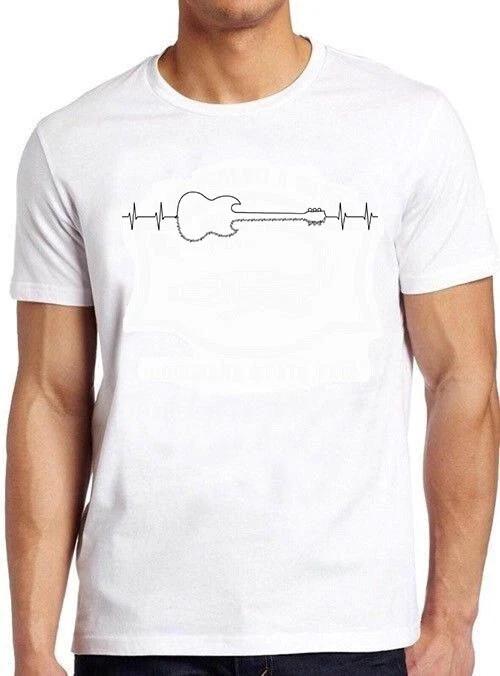 Guitar Music Lover EKG ECG Notes Musician Singer Funny Gift Tee T Shirt M918 XXL