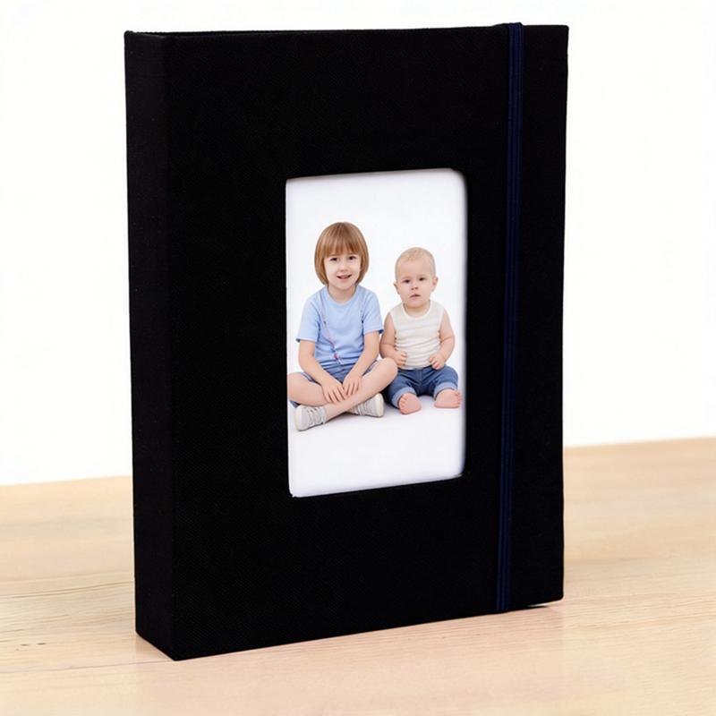 Cloth-bound Insert Album Photo Album For 104 Photos