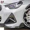 BMW 2 Series G42 M240 Carbon Fiber Front Bumper Air Vents Grille Fog Light Frame Modification