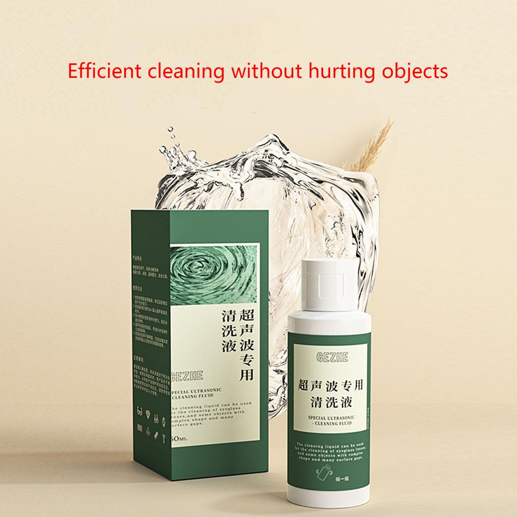 50ml Ultrasonic Jewelry/Glasses Cleaning Solution Concentrate Watch Rings Cleaners Ultrasonic Cleaning Machine ?Liquid