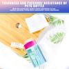 Portable Empty Pump Dispenser Nail Polish Remover Refillable Container Fluid PP Press Bottle Accessory Storage Box Case