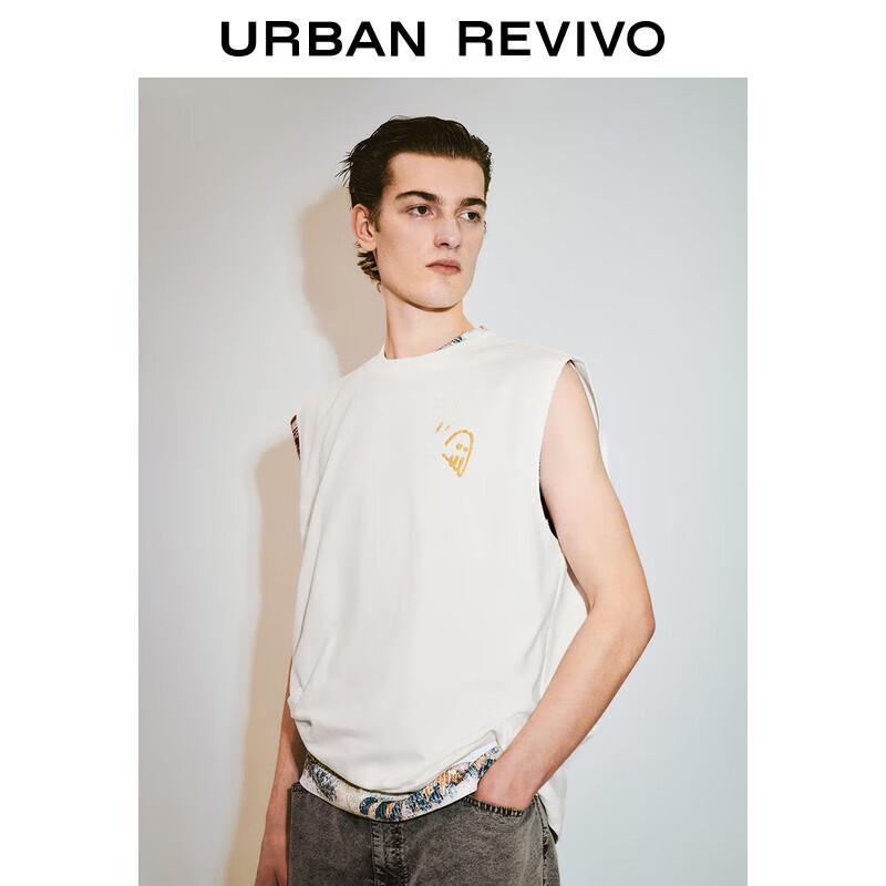 UR Men s 2025 Summer Graffiti Print Round Neck Tank Top UMY450037 XS