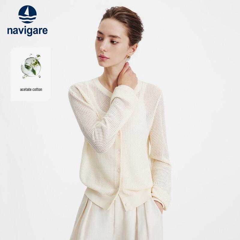 Navigare Women's Thin Long-Sleeve Knit Cardigan