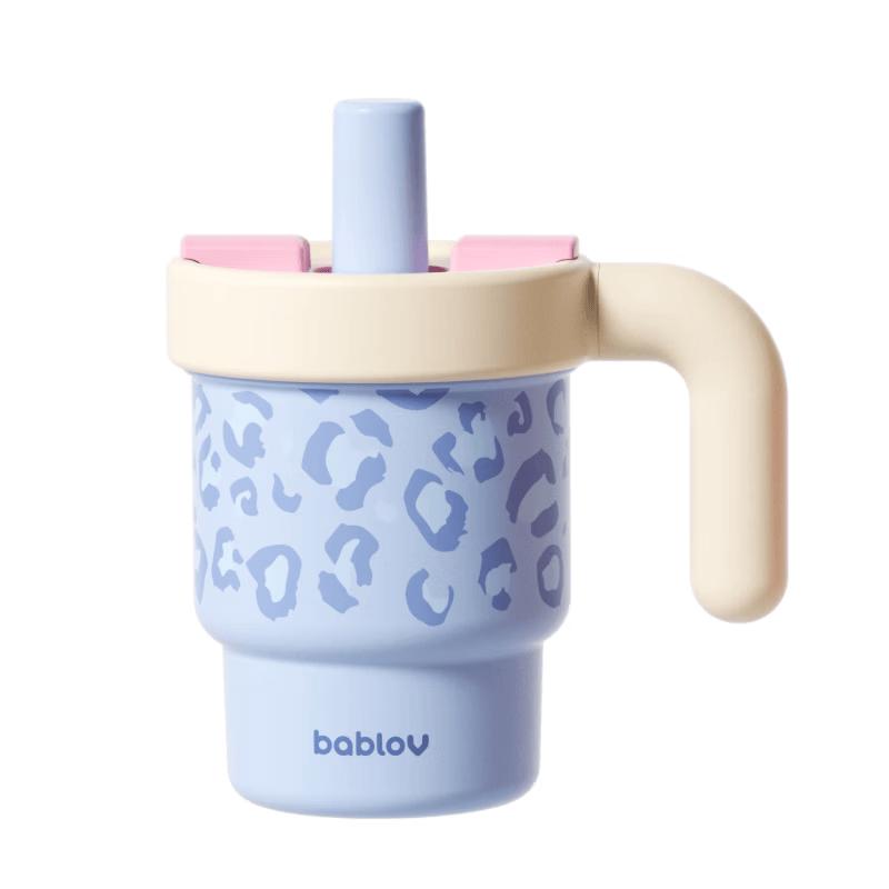 BABLOV Leopard Print Insulated Straw Cup