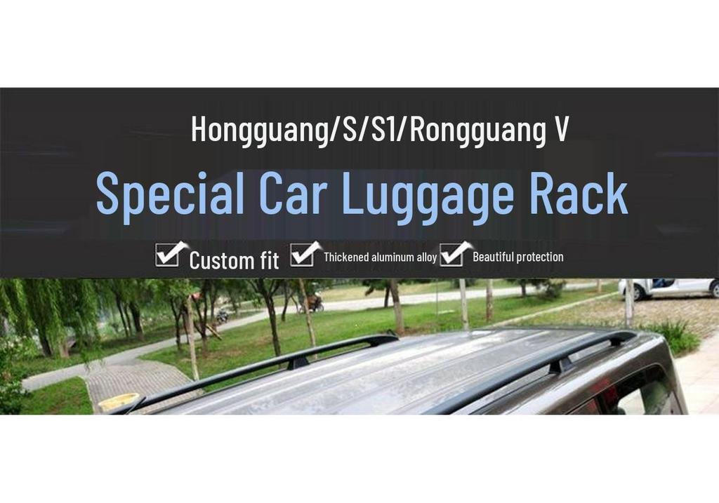 Aluminum Roof Rack for Wuling Hongguang/Hongguang S/S1/Rongguang V - No-Drill Installation