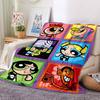 1PC Powerpuff Girls Blanket Soft Warm All Season Throw for Sofa, Bed, Car, Office Vibrant Colorful Design, Durable & Cozy Gift