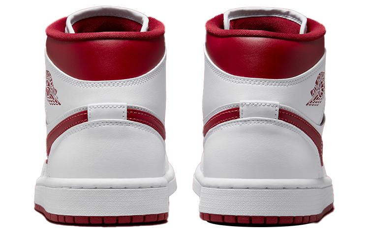 Air Jordan 1 Mid 'White Pomegranate' Donna BQ6472-161