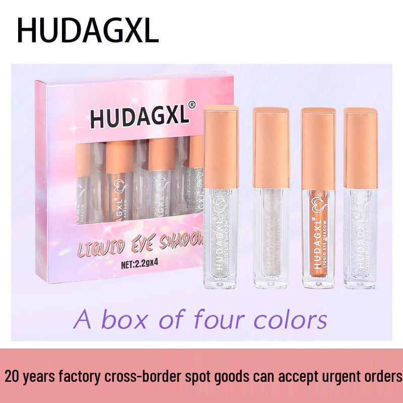 Cross-Border Shimmer: Super Shiny Pearlescent Liquid Eyeshadow with Explosive Sparkle and Crushed Diamond Glow