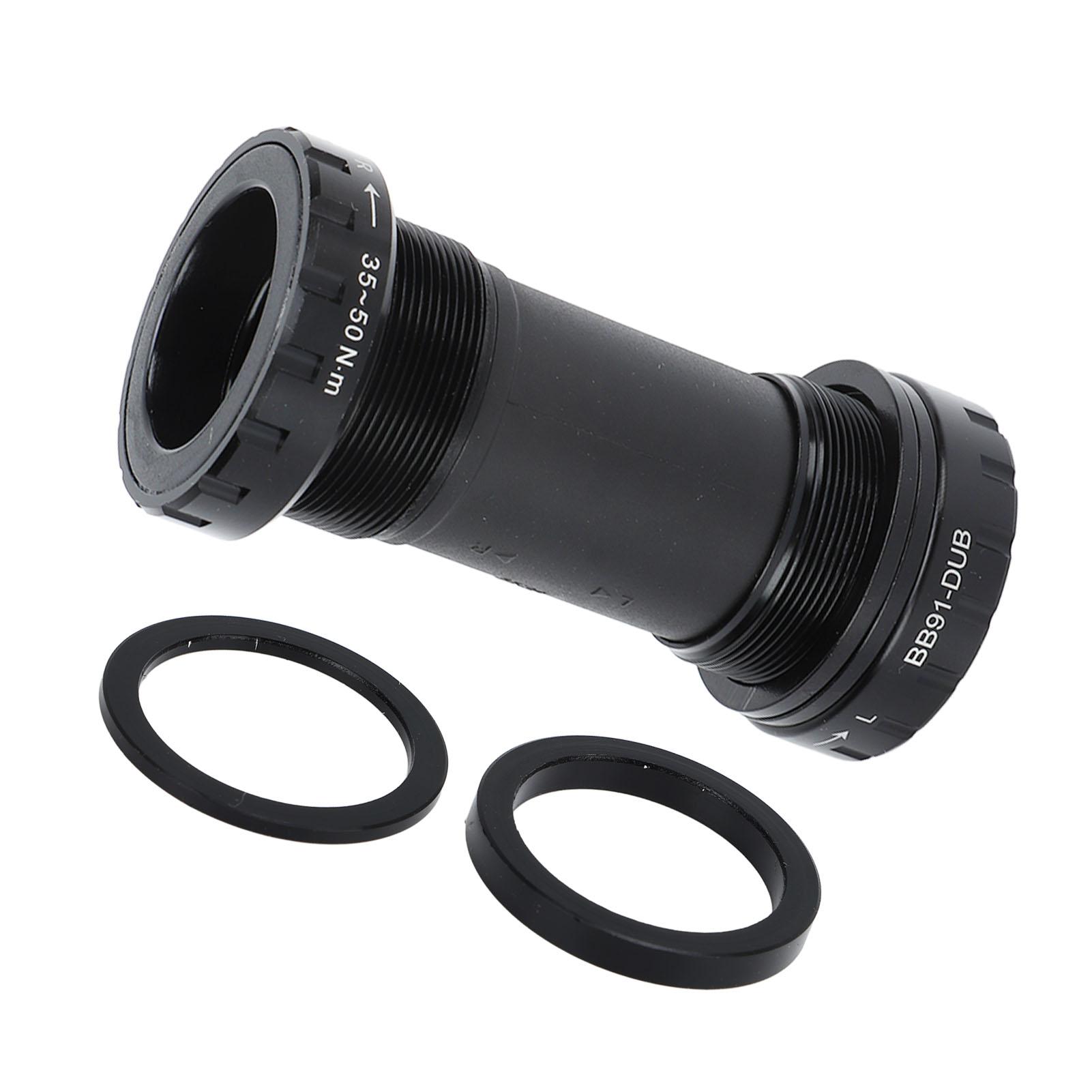 BB91DUB Bike Bottom Bracket Integral Sealed Bearing Aluminum Alloy Press Bottom Bracket for Cycling