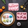 Silikonové formičky lidských orgánů Srdce Játra Mozek Formička na fondán DIY Čokoládové bonbóny Halloween Nástroje na zdobení dortů