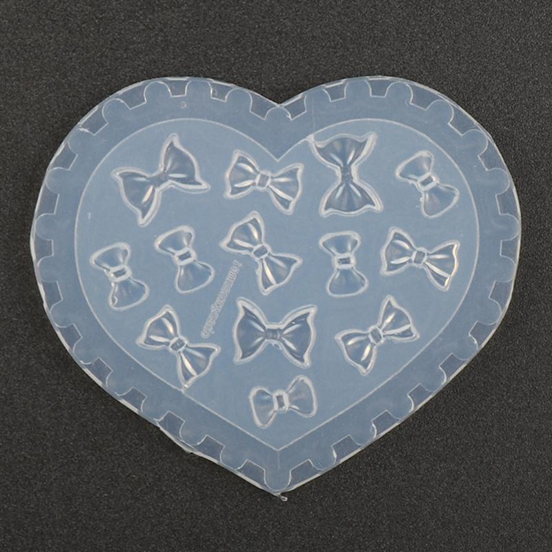 Forma do zdobienia paznokci 3D Silikonowa Kombinacja Forma Dekoracyjna Łuk do Zdobienia Paznokci Narzędzie do Tworzenia Zdobień Paznokci Silikonowy Szablon do Rzeźbienia Forma