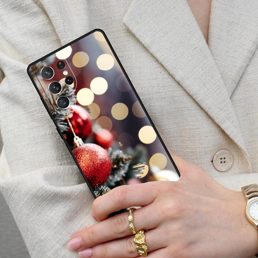 Christmas Tree New Year Art Cell Phone Case for Samsung Galaxy S26 Ultra S25 S24 S23 S22 S21 S20 Note10 Cover