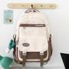 Schoolbag new schoolbag female Korean version ins large capacity middle and high school students backpack contrasting color primary school