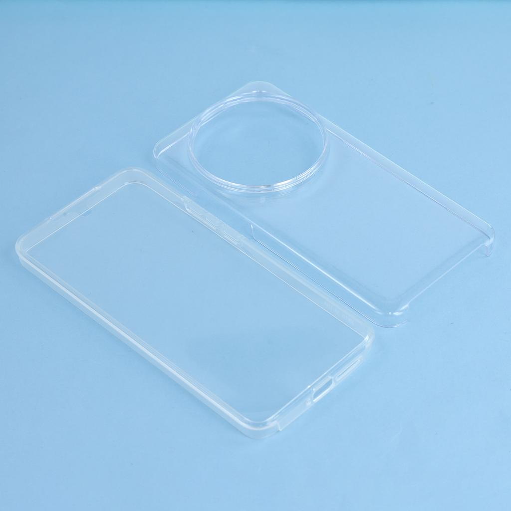 For Xiaomi 15 Ultra Case TPU Frame Clear Acrylic Back Phone Cover with PET Film