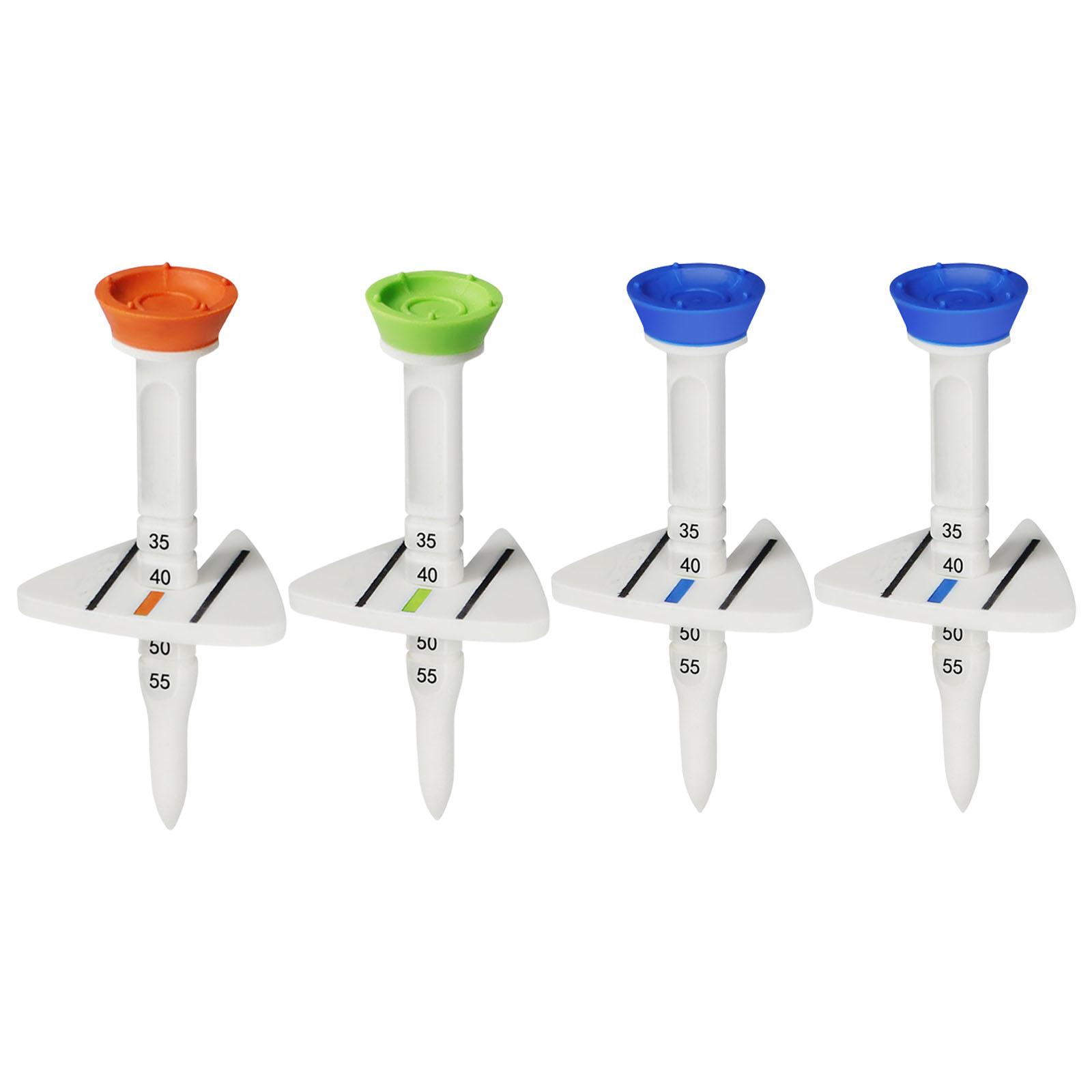 

4Pcs/pack Golfs Support Tees Golfs Base Golfs Holder Tees Adjustable Height Golfs Tees Golfs Tees for Driver Training