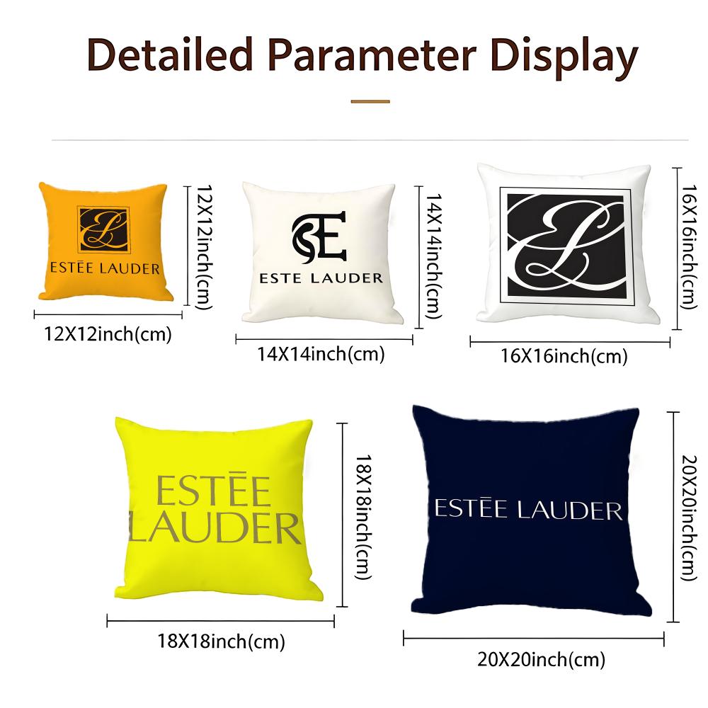 Brand Este Lauder Cushion Cover Cushion Cover Set 4Pcs 50X50 45X45 40X40 Pillowcase Decorative Sofa Home Decor